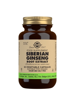 Solgar Venäjänjuuriuute (Siberian Ginseng Root Extract), 60 kaps.