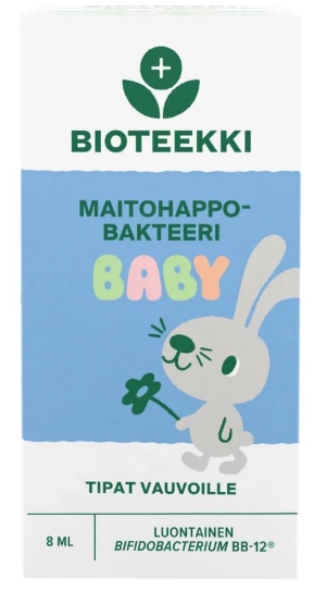 Bioteekki Maitohappobakteeri Baby Tipat 8 ml 