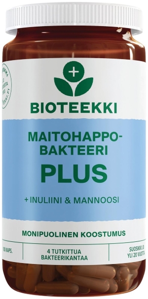 Bioteekki Maitohappobakteeri Plus 100 kaps. 