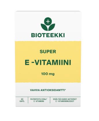 Bioteekki Super E-vitamiini, 60 kaps.                          