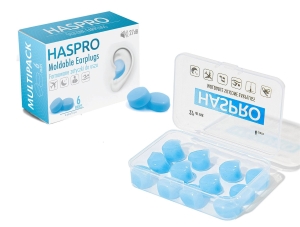 Haspro Moldable silikonikorvatulpat 6 paria