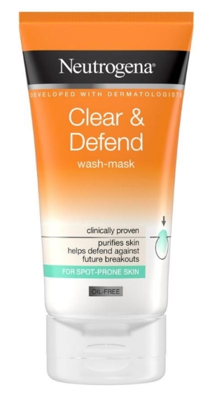 Neutrogena Clear & Defend Wash-Mask puhdistusnaamio 150 ml