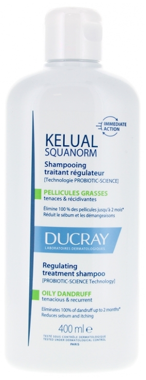 Ducray Kelual Squanorm Oily dandruff shampoo 400ml