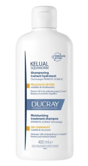 Ducray Kelual Squanorm Dry dandruff shampoo 400ml