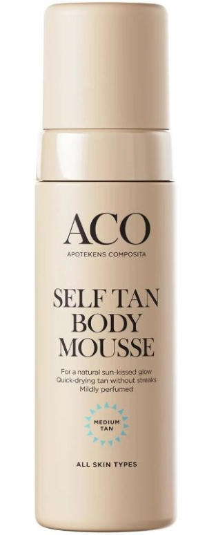 ACO Self Tan Body Mousse hajustettu 150 ml