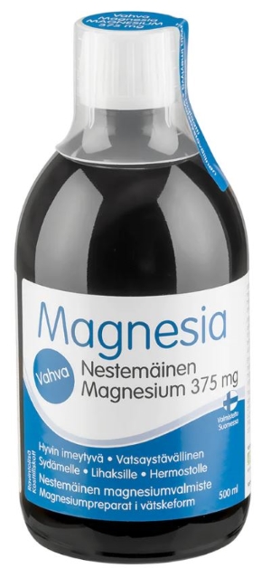 Magnesia Nestemäinen Magnesium 375 mg 500 ml