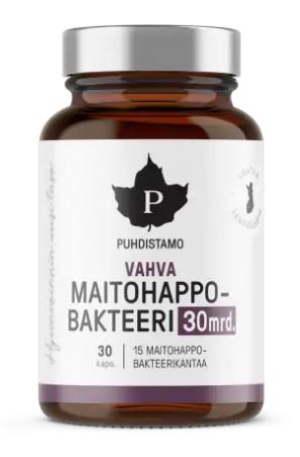 Puhdistamo Vahva Maitohappobakteeri 30mrd. 30kaps