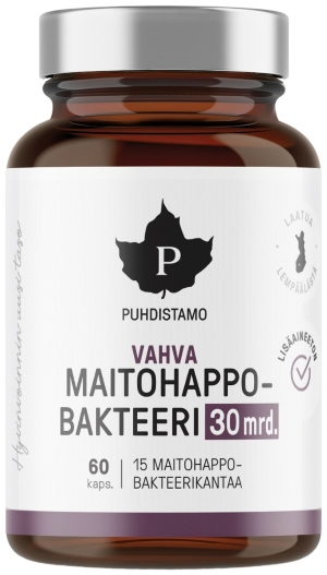 Puhdistamo Vahva Maitohappobakteeri 30mrd. 60kaps