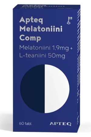 Apteq Melatoniini Comp 1,9 mg 60 tabl