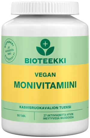 Bioteekki Vegan Monivitamiini 90 tabl.