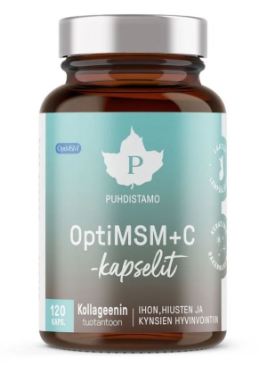 Puhdistamo OptiMSM + C 120 kaps