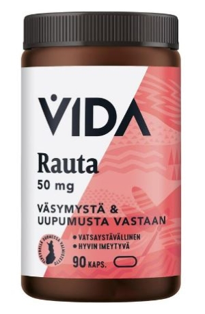 Vida Rauta 50 mg pitkävaikutteinen 90 kaps