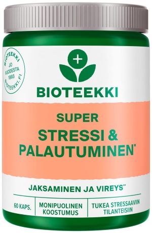 Bioteekki Super Stressi & Palautuminen 60 kaps