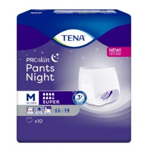 TENA ProSkin Pants Night Super M 10 kpl