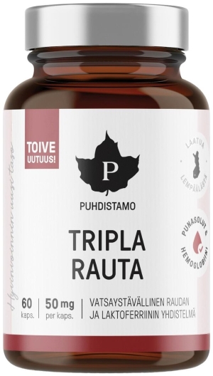 Puhdistamo Tripla Rauta 60 kaps.